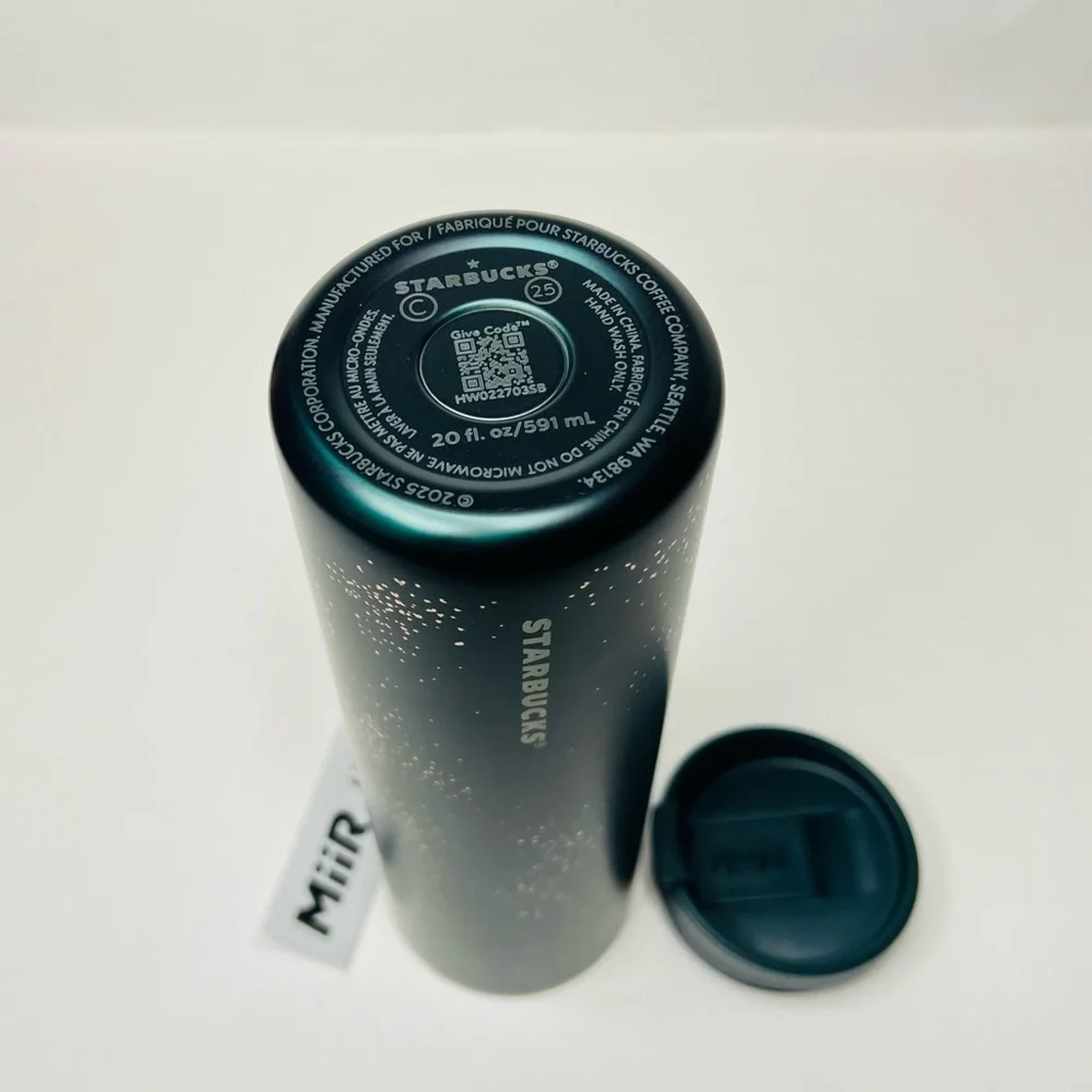 2025 Starbucks Evergreen Tumbler, gold dust, 20oz. ☕️ essential coffee cup